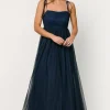 Fiona Tulle Maxi Dress | Midnight Blue