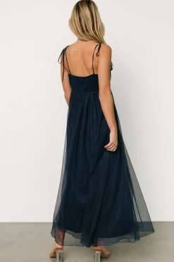 Fiona Tulle Maxi Dress | Midnight Blue