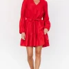 Fuji Short Dress | Red