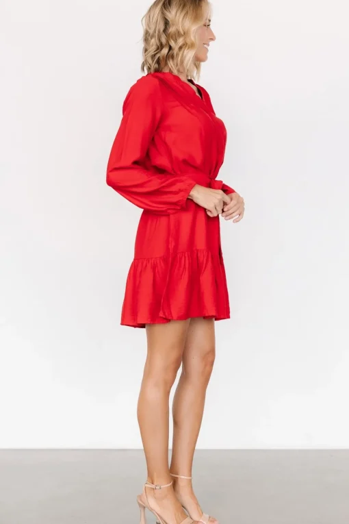 Fuji Short Dress | Red