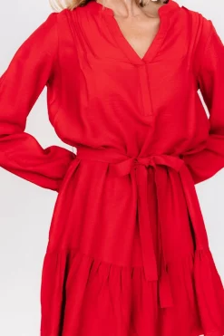 Fuji Short Dress | Red