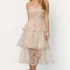 Georgiana Embroidered Midi Dress | Sage