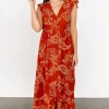 Ginger Button Down Maxi Dress | Rust + Ivory