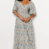Ginny Maxi Dress | Light Green Floral