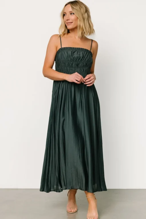 Hattie Maxi Dress | Dark Jade
