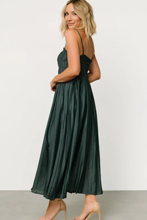 Hattie Maxi Dress | Dark Jade