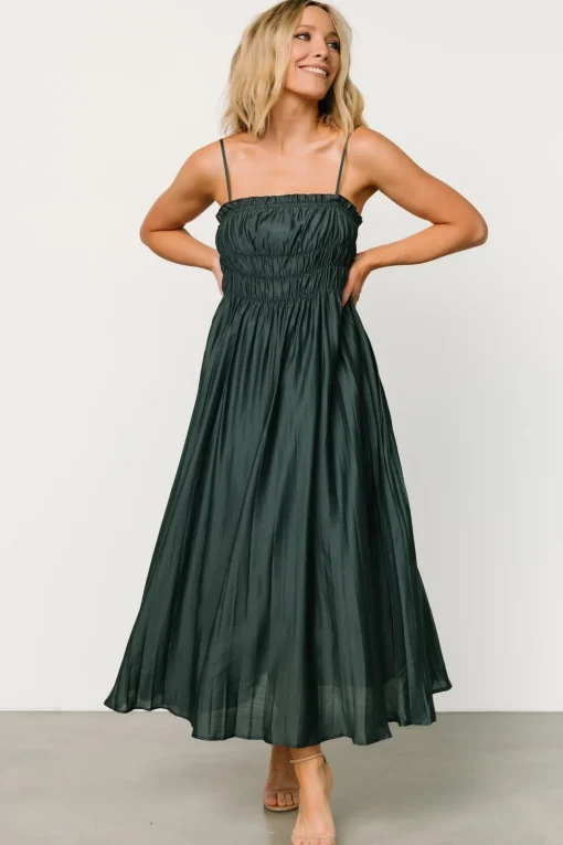 Hattie Maxi Dress | Dark Jade
