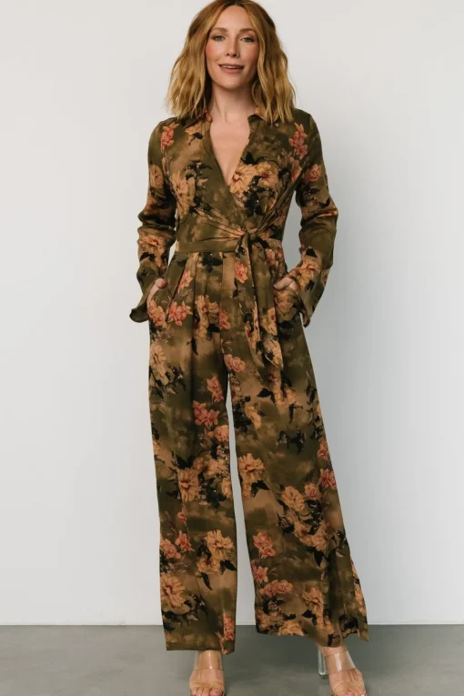 Henderson Jumpsuit | Olive Multi