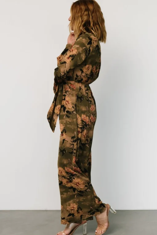Henderson Jumpsuit | Olive Multi