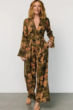 Henderson Jumpsuit | Olive Multi