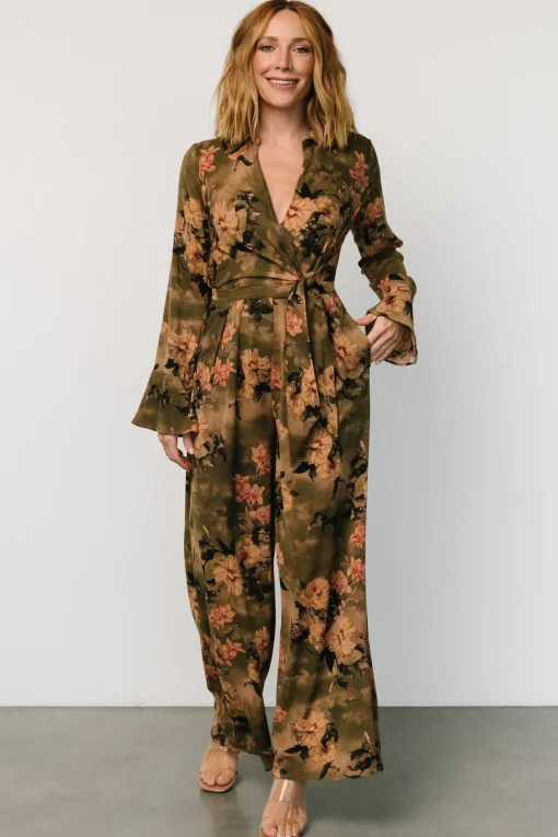 Henderson Jumpsuit | Olive Multi