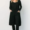 Janae Jumpsuit + Cardigan Set | Black