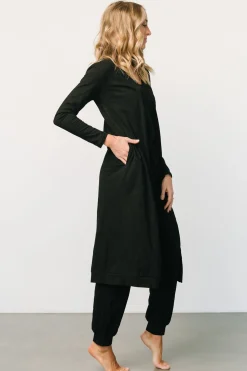 Janae Jumpsuit + Cardigan Set | Black