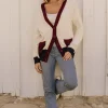 Jax Cardigan | Cream Multi