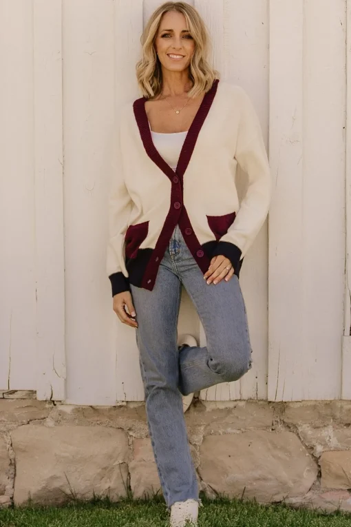 Jax Cardigan | Cream Multi