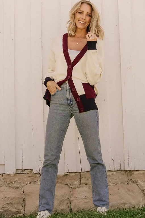 Jax Cardigan | Cream Multi