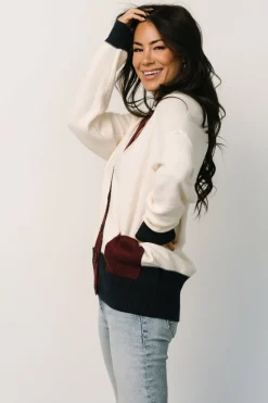 Jax Cardigan | Cream Multi