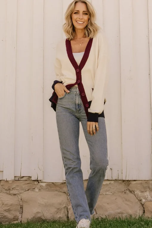 Jax Cardigan | Cream Multi