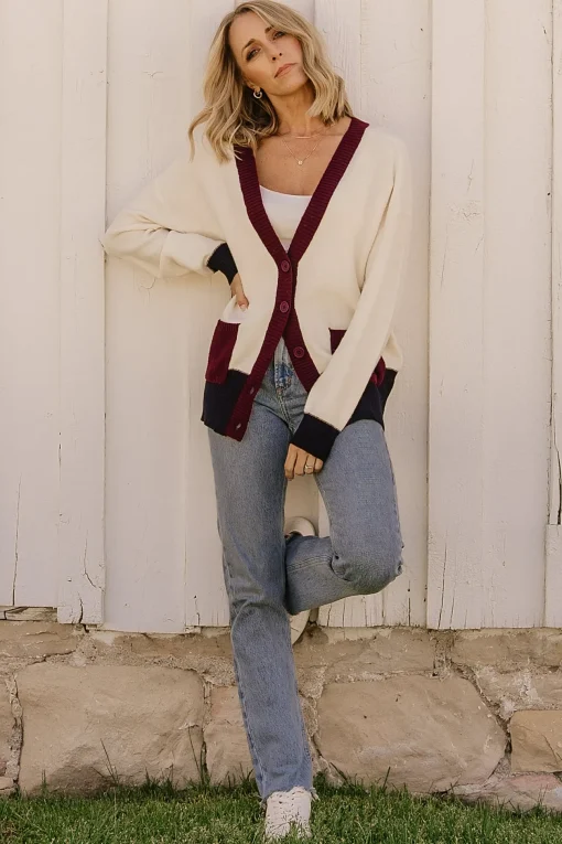 Jax Cardigan | Cream Multi