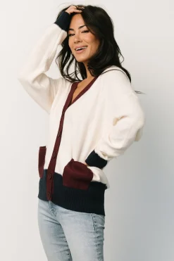 Jax Cardigan | Cream Multi