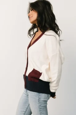 Jax Cardigan | Cream Multi