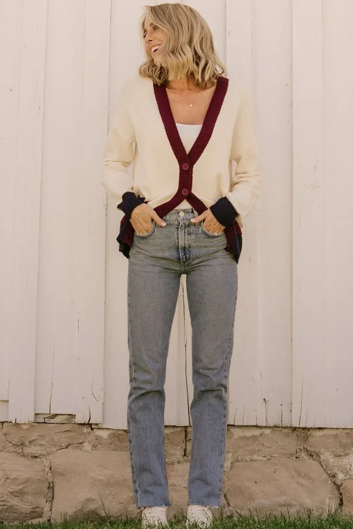 Jax Cardigan | Cream Multi