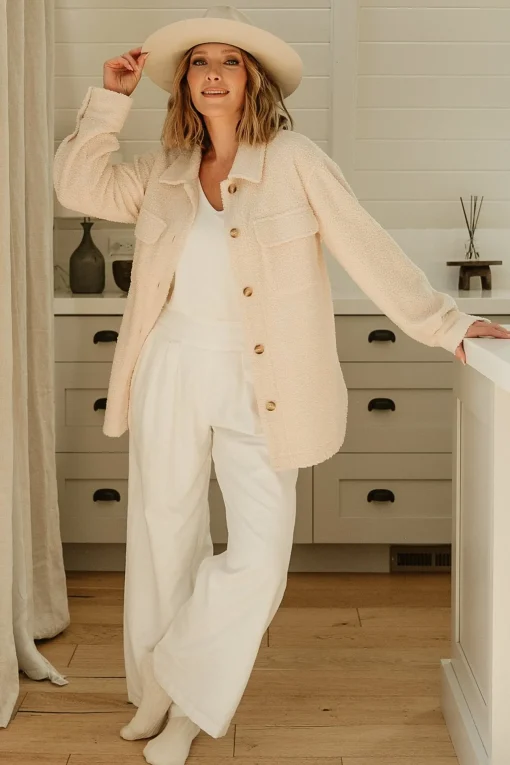 Jayden Sherpa Jacket | Honey