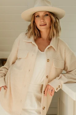 Jayden Sherpa Jacket | Honey