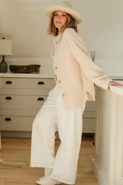 Jayden Sherpa Jacket | Honey