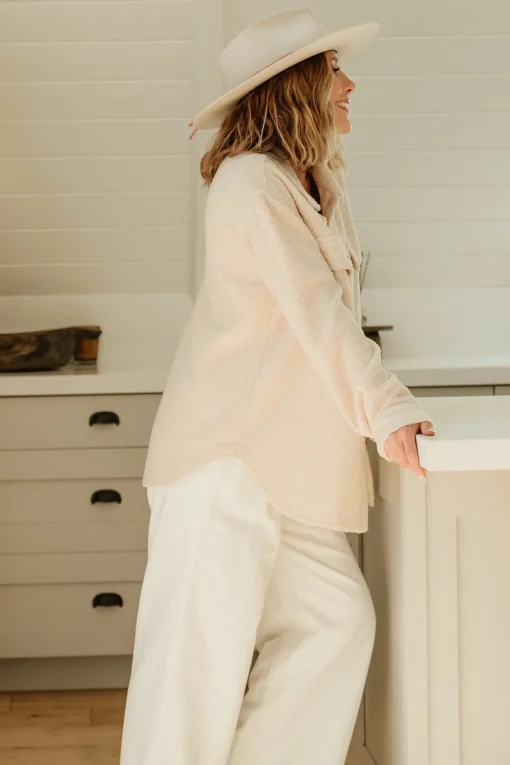 Jayden Sherpa Jacket | Honey