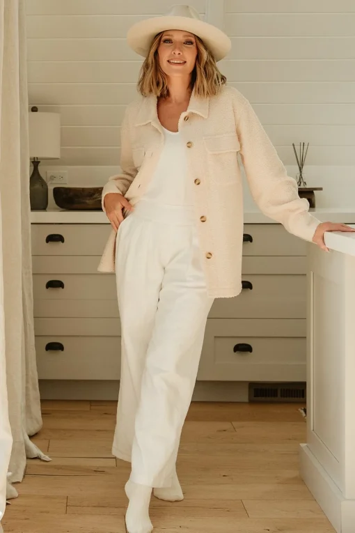 Jayden Sherpa Jacket | Honey