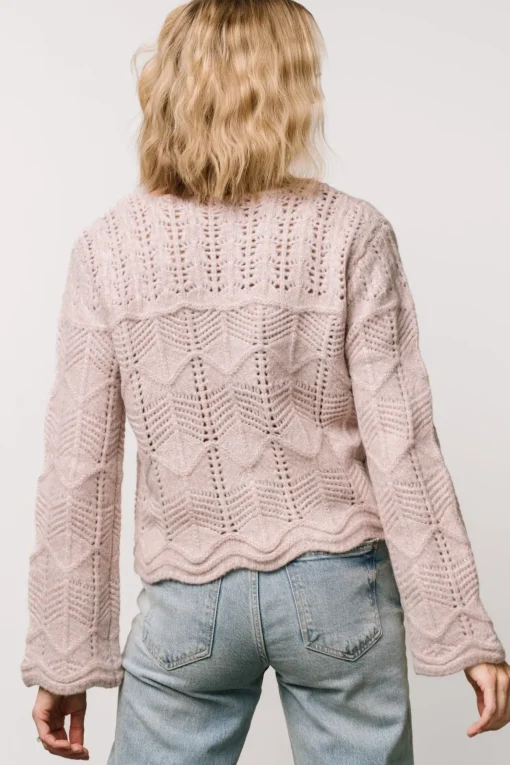 Jeanine Knit Sweater | Lilac