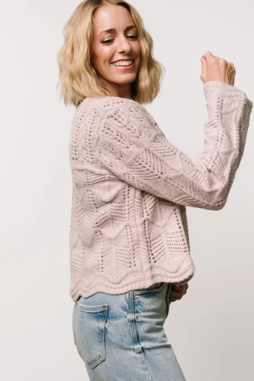 Jeanine Knit Sweater | Lilac