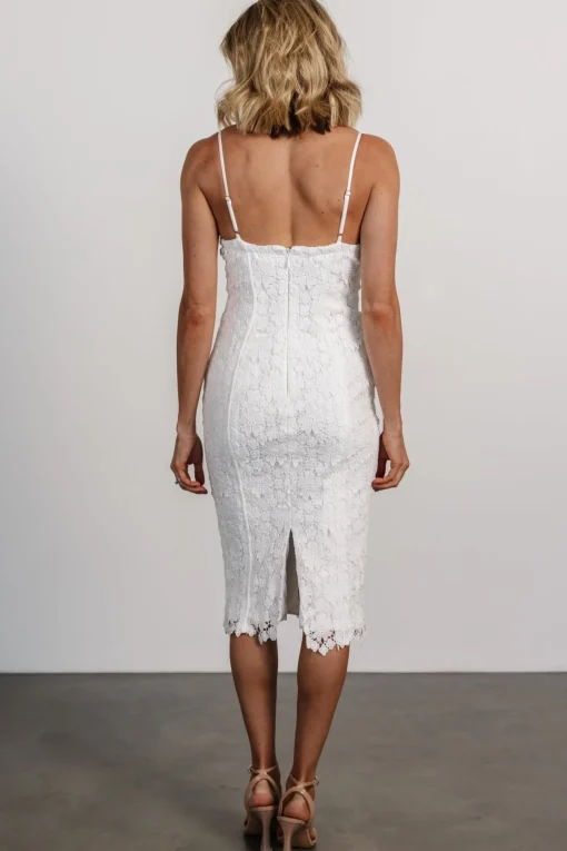 Juliette Bodycon Midi Dress | Off White