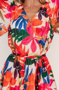 Karissa Romper | Ivory Multi Floral