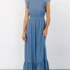 Kearny Ruffle Maxi Dress | Whisper Blue