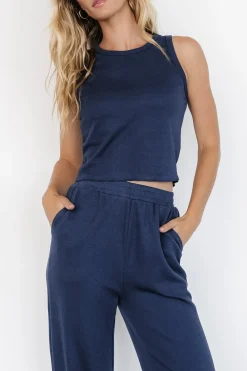 Kellen Tank + Jogger Set | Navy