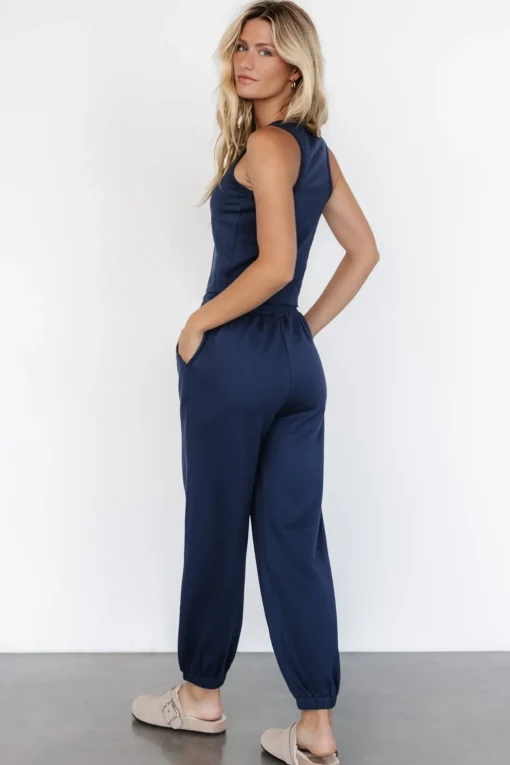 Kellen Tank + Jogger Set | Navy