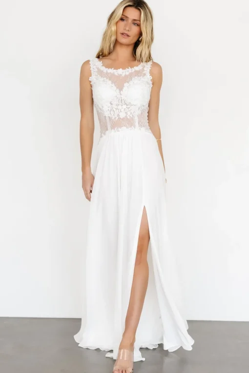 Konstantina Gown | White