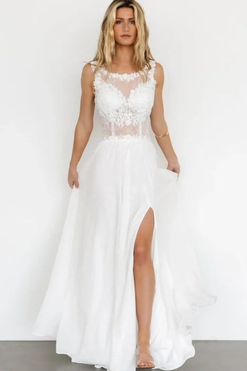 Konstantina Gown | White