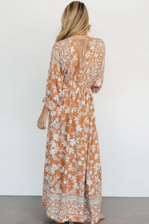 Laken Maxi Dress | Camel Multi