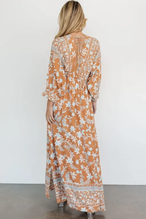 Laken Maxi Dress | Camel Multi