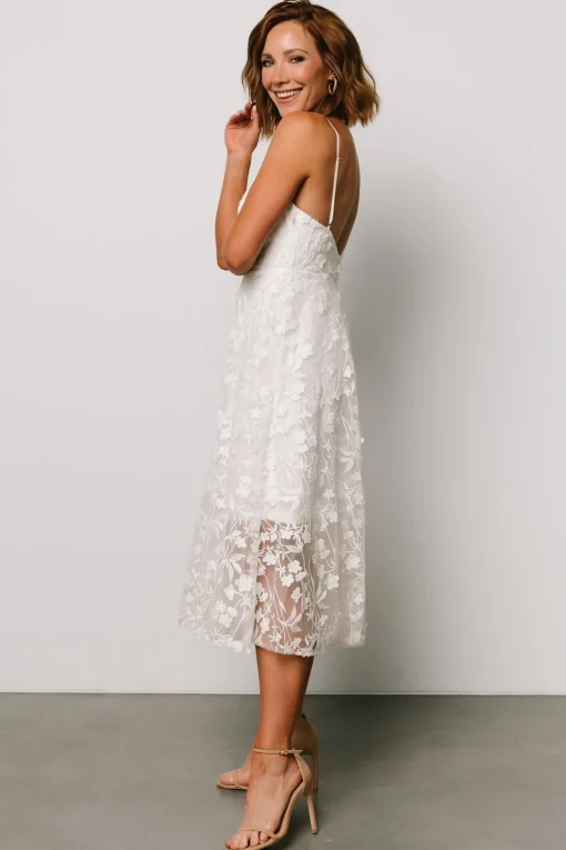 Larissa Midi Dress | Off White