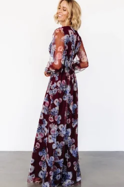 Layla Tulle Maxi Dress | Mulberry Floral