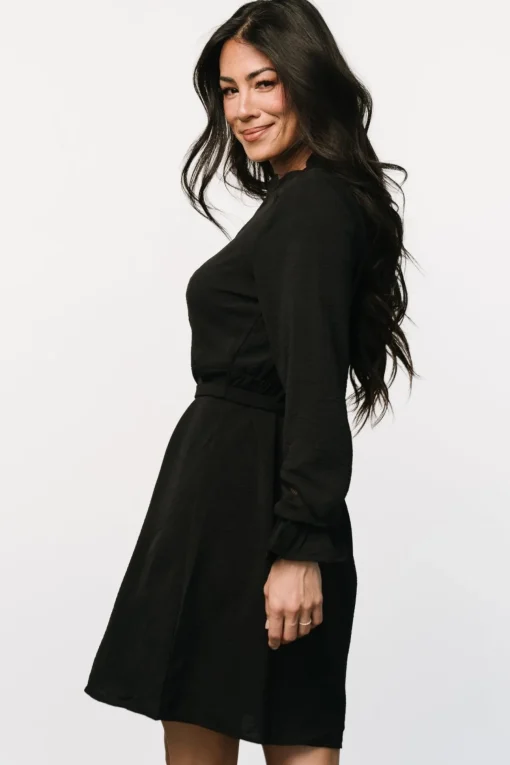 Lillia Short Dress | Black