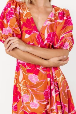 Lori Maxi Dress | Orange + Pink Floral