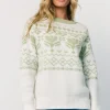 Lucerne Sweater | Ivory + Sage