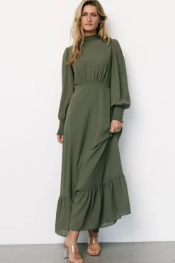 Luciana Maxi Dress | Dark Sage