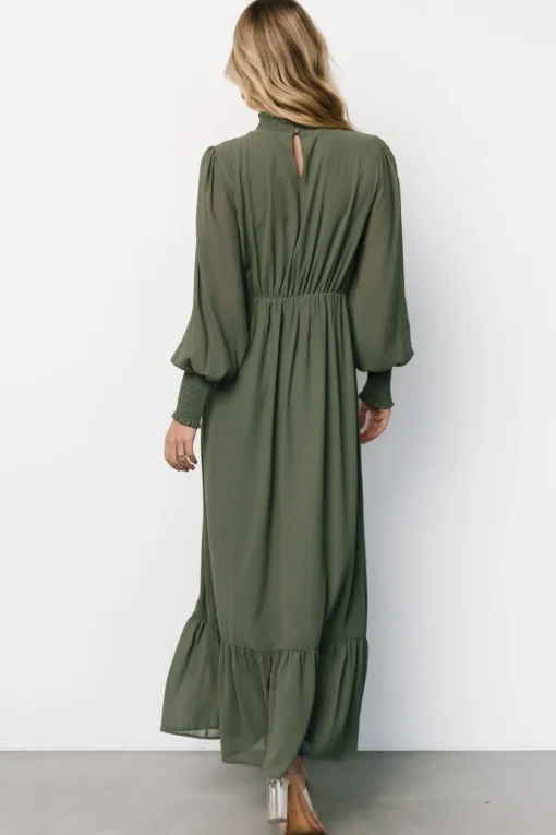 Luciana Maxi Dress | Dark Sage