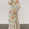 Luciana Maxi Dress | Sage Multi